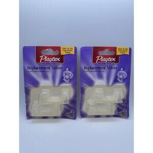 Playtex Spill-Proof Replacement Valves For All Cups BPA Free 2 Valves Vintage X2
